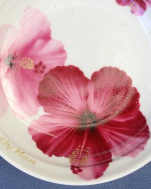 hibiscus plate