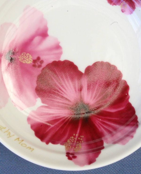 hibiscus plate